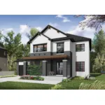 Front of Home - Macey Lane Modern Home 032D-0851 - Shop House Plans and More