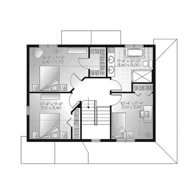 Second Floor - Joshlynn Country Home 032D-0852 - Search House Plans and More