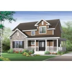 Front of Home - Joshlynn Country Home 032D-0852 - Search House Plans and More