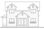 Rear Elevation - Joshlynn Country Home 032D-0852 - Search House Plans and More