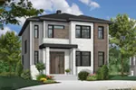 Front of Home - Kain Modern Prairie Home 032D-0853 - Search House Plans and More