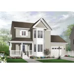 Front of Home - Lara Country Home 032D-0855 - Shop House Plans and More