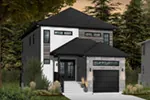 Front Photo 01 - Malina Modern Prairie Home 032D-0856 - Shop House Plans and More