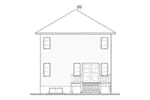 Rear Elevation - Malina Modern Prairie Home 032D-0856 - Shop House Plans and More