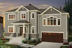 Front Photo 01 - Nob Grove Craftsman Home 032D-0857 - Shop House Plans and More