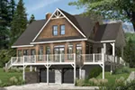 Front Photo 01 - Overlook Vacation Home 032D-0858 - Shop House Plans and More