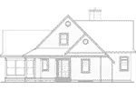 Front Elevation - Anson Isle Country Lake Home 032D-0859 - Search House Plans and More