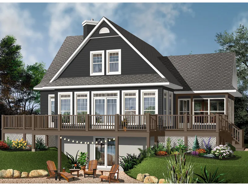 Front Photo 01 - Anson Isle Country Lake Home 032D-0859 - Search House Plans and More