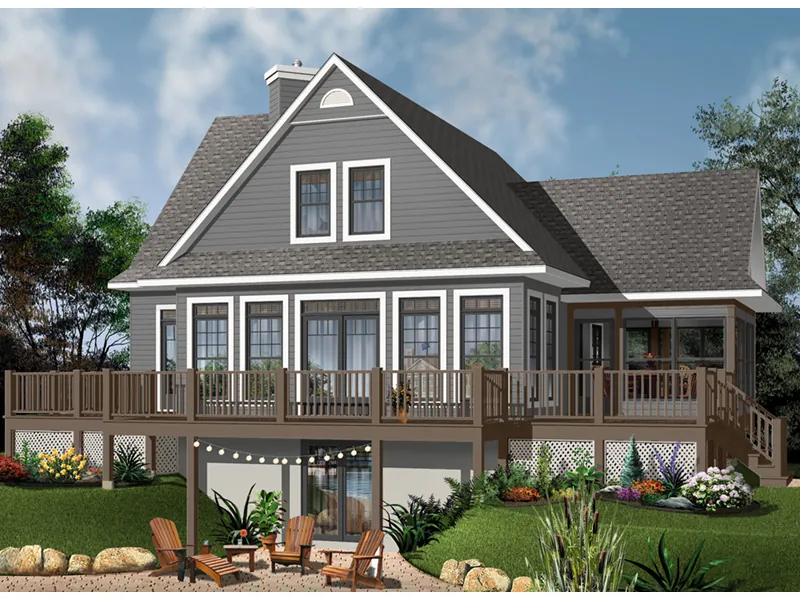 Front Photo 04 - Anson Isle Country Lake Home 032D-0859 - Search House Plans and More