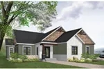 Ranch House Plan Front Photo 02 - Windo Creek Craftsman Home 032D-0871 - Shop House Plans and More