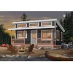 Front Photo 02 - Great Getaway Contemporary Cottage 032D-0875 - Search House Plans and More