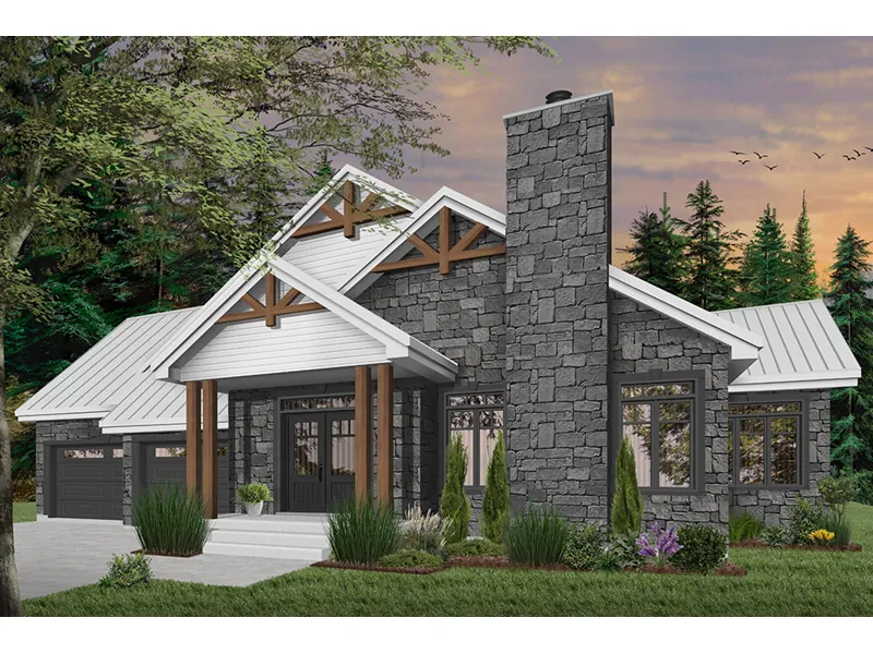 Front Photo 06 - Ashton Lake Traditional Home 032D-0876 - Search House Plans and More