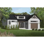 Modern Farmhouse Plan Front of Home - Urban Valley Modern Home 032D-0877 - Shop House Plans and More