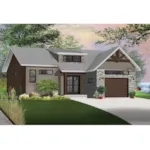 Front Photo 01 - Urbanvalley Modern Ranch Home 032D-0878 - Shop House Plans and More