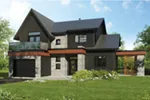 Rustic House Plan Front Photo 03 - Pierce View Prairie Home 032D-0880 - Shop House Plans and More