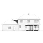 Rear Elevation - Liana Modern Two-Story Home 032D-0881 - Shop House Plans and More