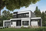 Contemporary House Plan Front Photo 03 - Nevio Modern Home 032D-0882 - Shop House Plans and More