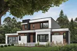 Contemporary House Plan Front Photo 07 - Nevio Modern Home 032D-0882 - Shop House Plans and More