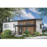 Front Photo 01 - Calypso Bay Modern Home 032D-0886 - Search House Plans and More