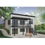 Rear Photo 01 - Calypso Bay Modern Home 032D-0886 - Search House Plans and More