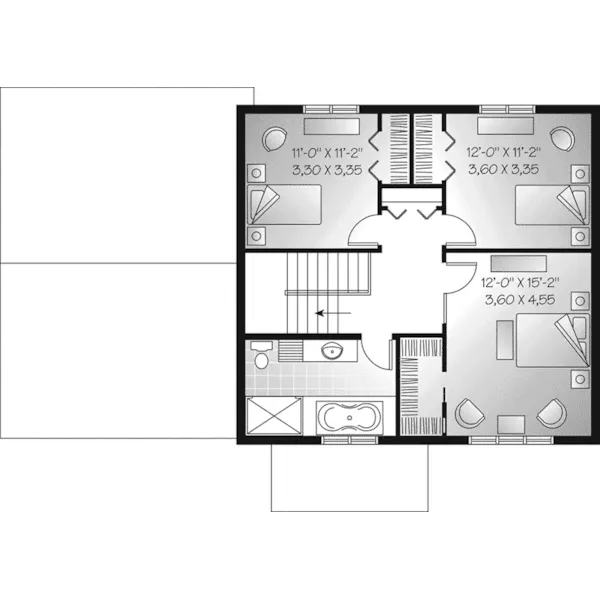 Second Floor - Marlowe Craftsman Home 032D-0892 - Shop House Plans and More