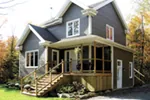 Front of Home - Country Charmer Multi-Level Home 032D-0895 - Search House Plans and More