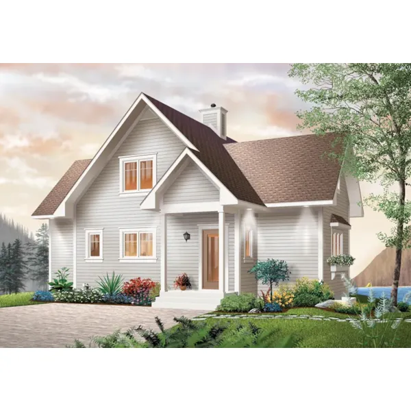 Front of Home - Vistas Bungalow Home 032D-0896 - Shop House Plans and More