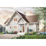 Front of Home - Vistas Bungalow Home 032D-0896 - Shop House Plans and More