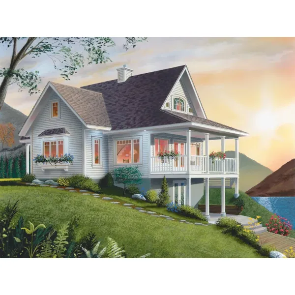 Rear Photo 01 - Vistas Bungalow Home 032D-0896 - Shop House Plans and More