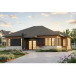 Ranch House Plan Front Photo 10 - Lotus Modern Home 032D-0905 - Shop House Plans and More