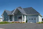 Traditional House Plan Front of Home - Glenclover Ranch Home 032D-0911 - Search House Plans and More