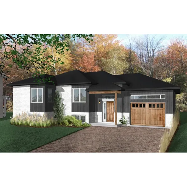 Front Photo 03 - Aspendale Contemporary Home 032D-0913 - Search House Plans and More