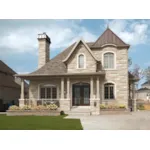 Country House Plan Front of Home - Gaubert European Home 032D-0919 - Search House Plans and More