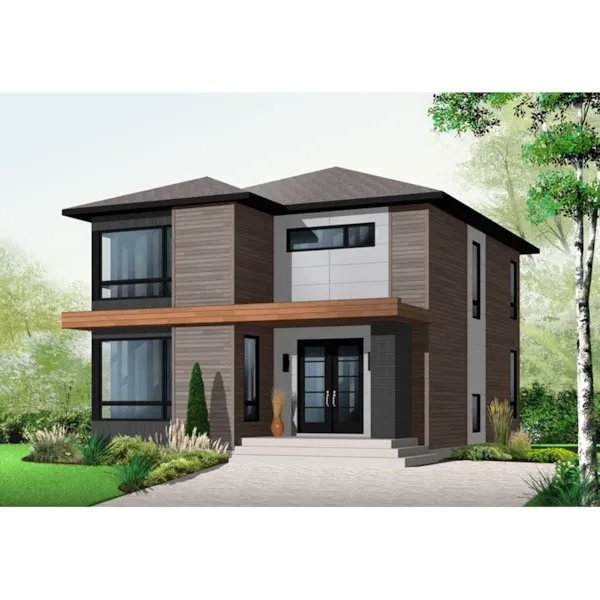 Front Image - Gilman Modern Home 032D-0921 - Search House Plans and More