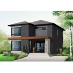 Front Photo 03 - Gilman Modern Home 032D-0921 - Search House Plans and More