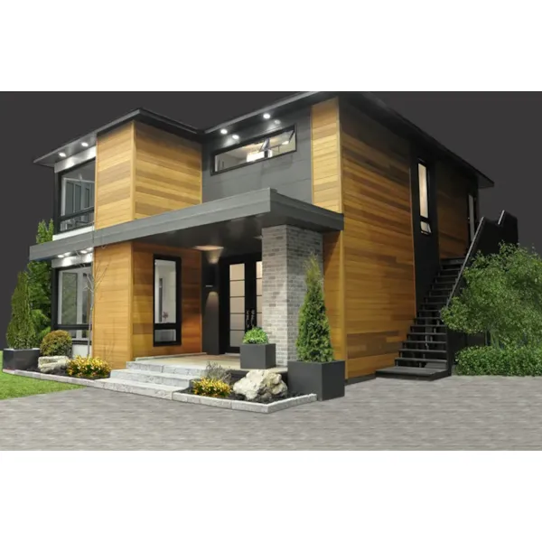 Front Photo 04 - Gilman Modern Home 032D-0921 - Search House Plans and More