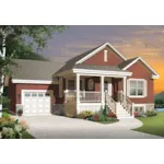 Craftsman House Plan Front Photo 02 - Forest Ridge Path Ranch Home 032D-0928 - Search House Plans and More