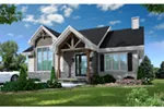 Rustic House Plan Front Photo 04 - Hunters Way Craftsman Home 032D-0932 - Search House Plans and More