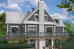 Prairie House Plan Rear Photo 01 - Holtshire Craftsman Home 032D-0934 - Search House Plans and More