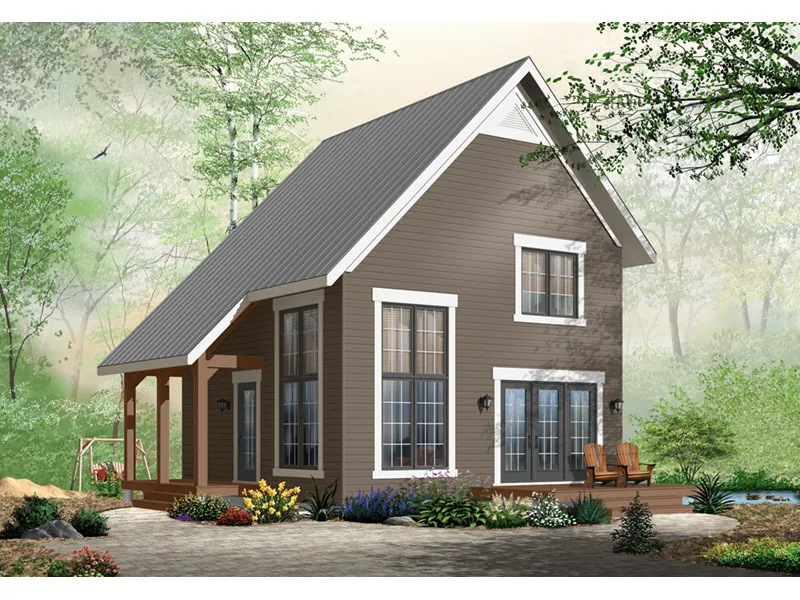 Modern House Plan Front Photo 02 - Ingleside Prairie Style Home 032D-0935 - Search House Plans and More