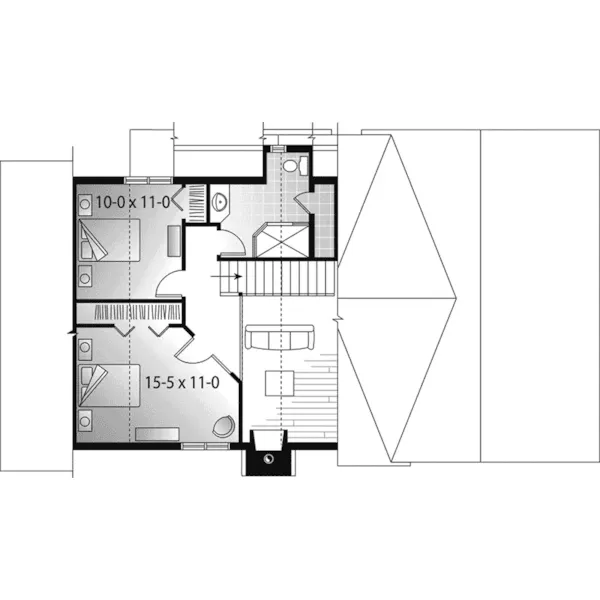 Second Floor - Rosemont Hill Country Victorian Home 032D-0941 - Shop House Plans and More