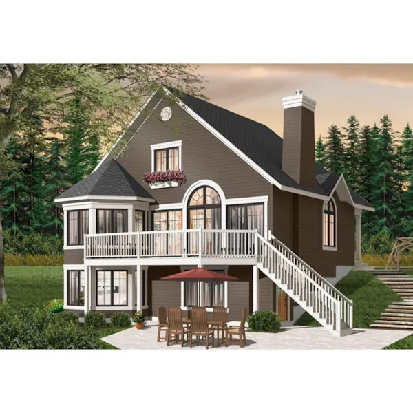 Rear Photo 01 - Rosemont Hill Country Victorian Home 032D-0941 - Shop House Plans and More