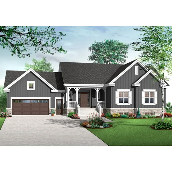 Front Photo 01 - Primrose Path Country Home 032D-0943 - Shop House Plans and More