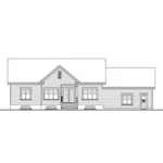 Rear Elevation - Primrose Path Country Home 032D-0943 - Shop House Plans and More