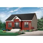 Front of Home - Geary Lane Ranch Home 032D-0944 - Search House Plans and More