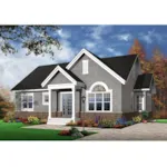 Cabin & Cottage House Plan Front Photo 03 - Killarney Bay Small Home 032D-0945 - Search House Plans and More