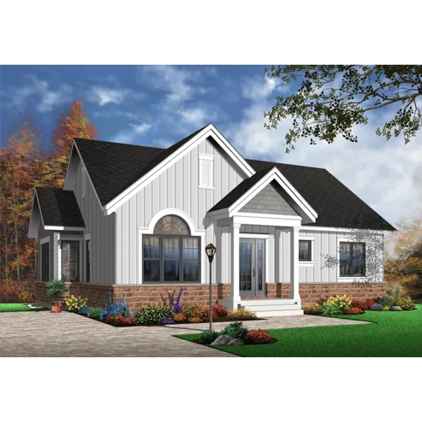 Cabin & Cottage House Plan Front Photo 04 - Killarney Bay Small Home 032D-0945 - Search House Plans and More