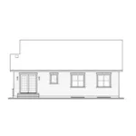 Cabin & Cottage House Plan Rear Elevation - Killarney Bay Small Home 032D-0945 - Search House Plans and More