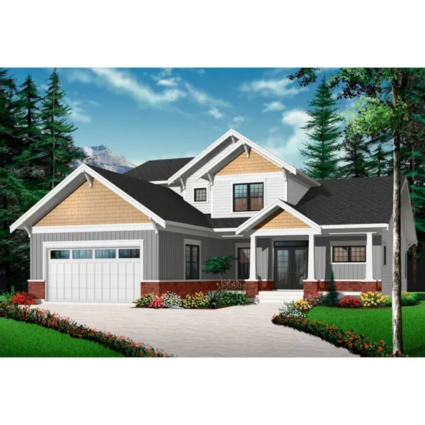 Front Photo 01 - Anniston Bay Traditional Two-Story Home 032D-0951 - Search House Plans and More