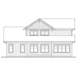 Rear Elevation - Anniston Bay Traditional Two-Story Home 032D-0951 - Search House Plans and More